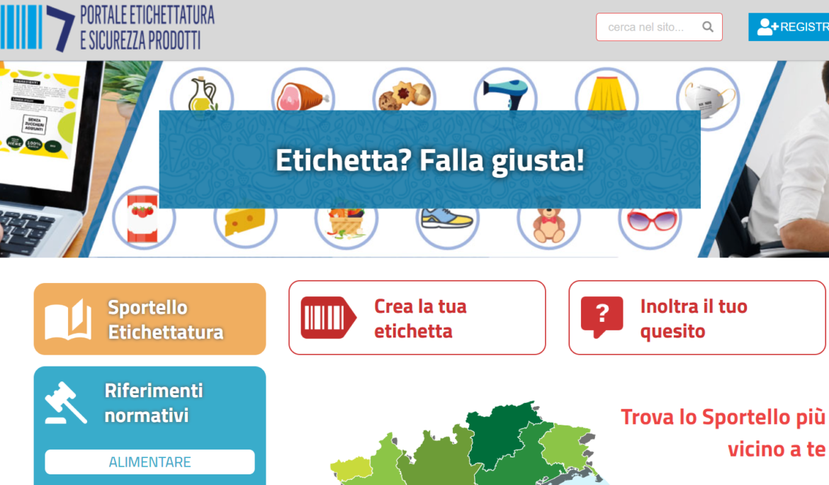 Un sito per aiutare le imprese siciliane su etichette e sicurezza dei prodotti