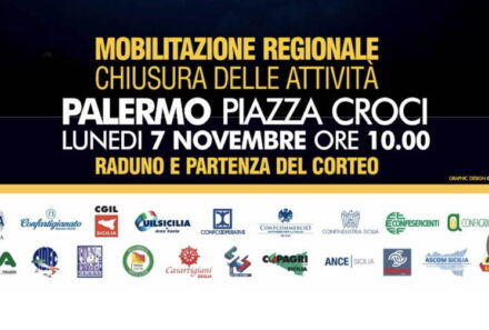 Diamo luce alla Sicilia”: la maxi-mobilitazione in programma a Palermo