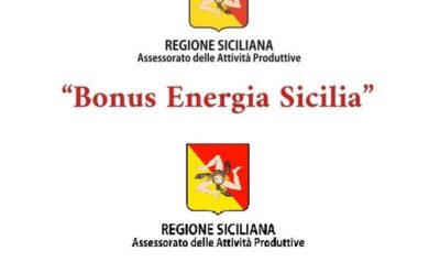 Presentazione dei bandi Bonus Energia Sicilia e Ripresa Sicilia