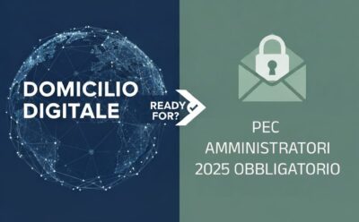 NUOVO OBBLIGO LEGALE: DOMICILIO DIGITALE PER GLI AMMINISTRATORI