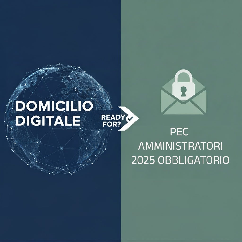 NUOVO OBBLIGO LEGALE: DOMICILIO DIGITALE PER GLI AMMINISTRATORI