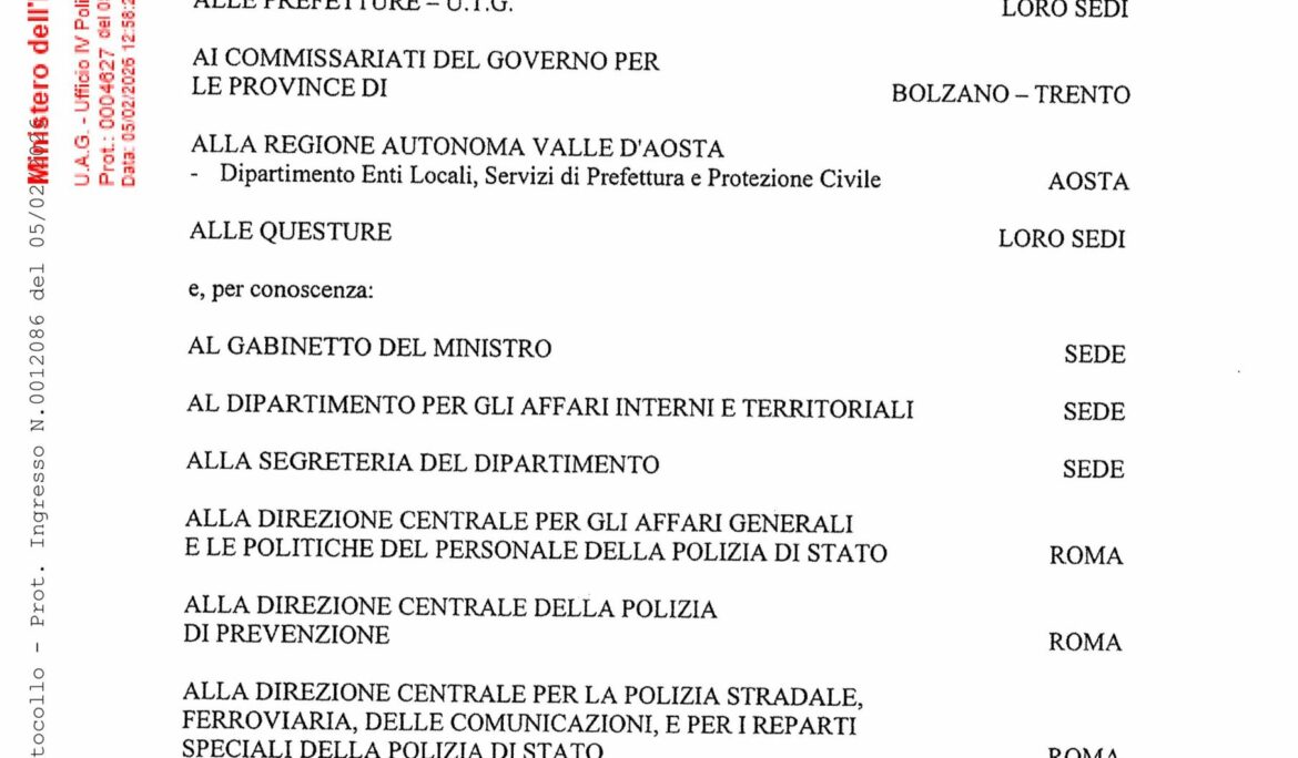 Circolare ministeriale n. 4627 del 05.02.2026 – Art. 28  del decreto-legge 11 aprile 2025 n. 48
