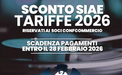 SCONTO SIAE 2026