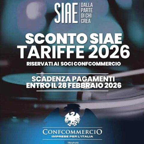 SCONTO SIAE 2026
