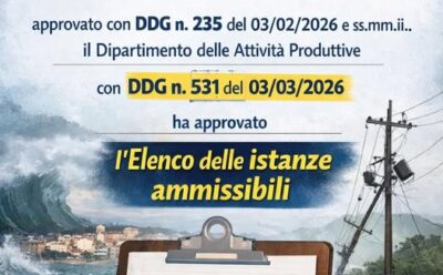 CONTRIBUTI STRAORDINARI PER DANNI CICLONE HARRY