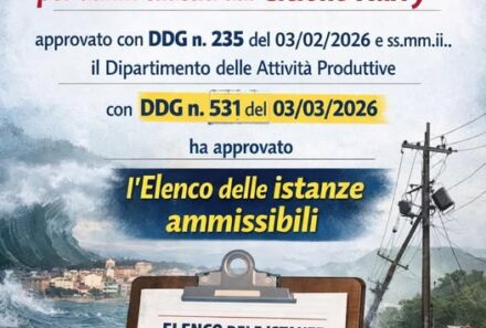 CONTRIBUTI STRAORDINARI PER DANNI CICLONE HARRY